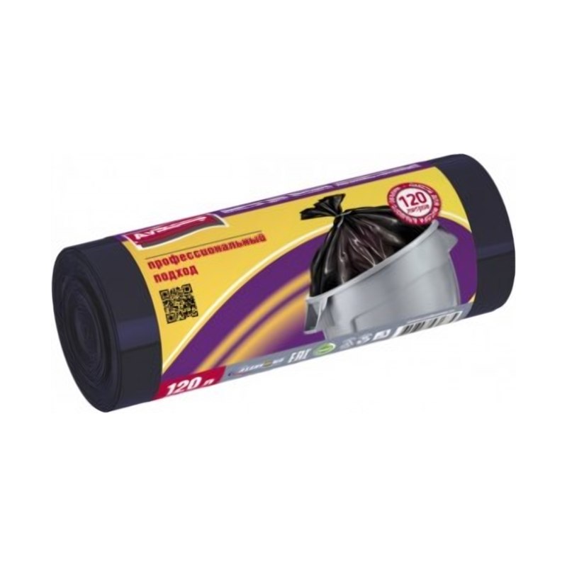 Мешки для мусора п/вд Professional Avikomp 120л 29мк 10шт черный