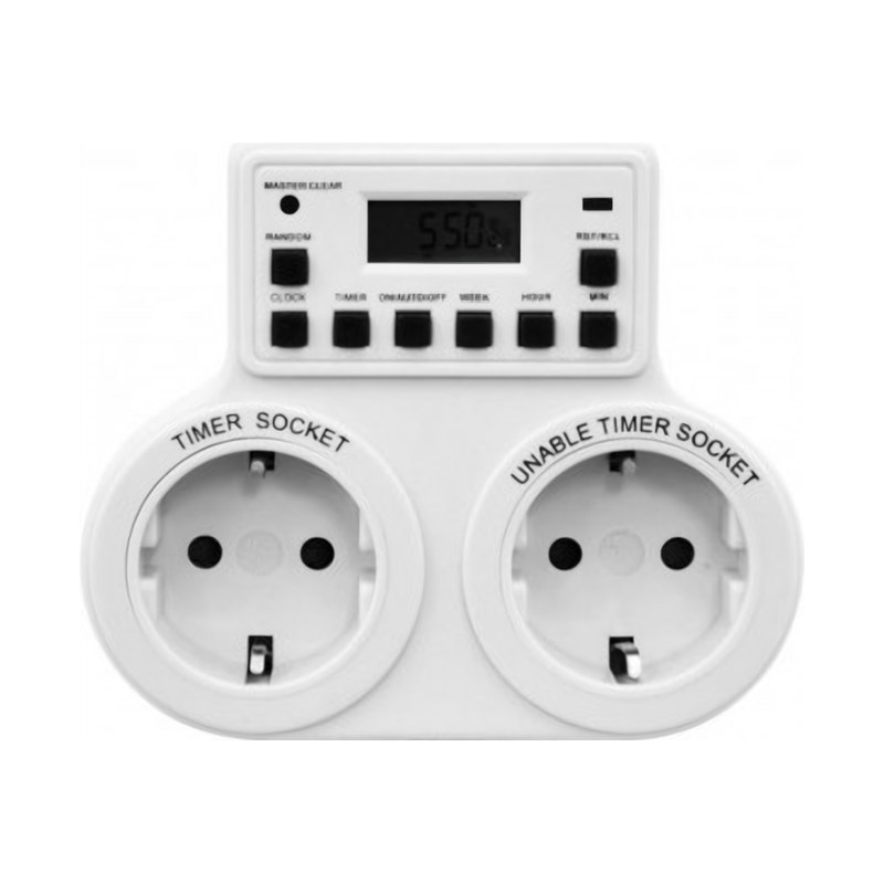 Розетка с таймером недельная 3500W 16A 230V TM22 23205