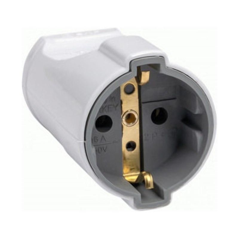Розетка Smartbuy SBE-10-S02-b с заземлением 10А