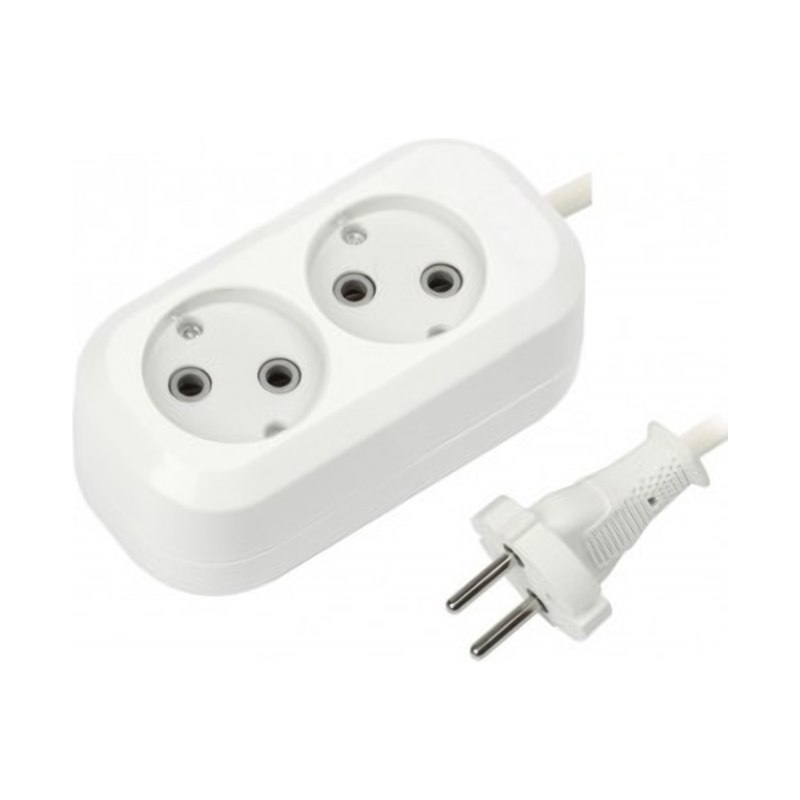 Удлинитель ПВС SmartBuy 3х1мм² 2 розетки 16А