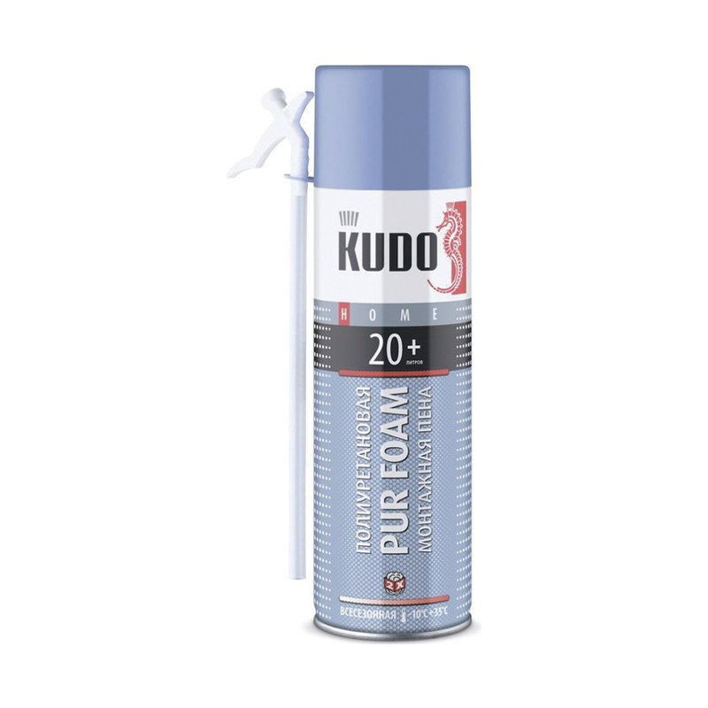 KUDO HOME 20+ пена монтажный бытовая всесезонный 650 мл