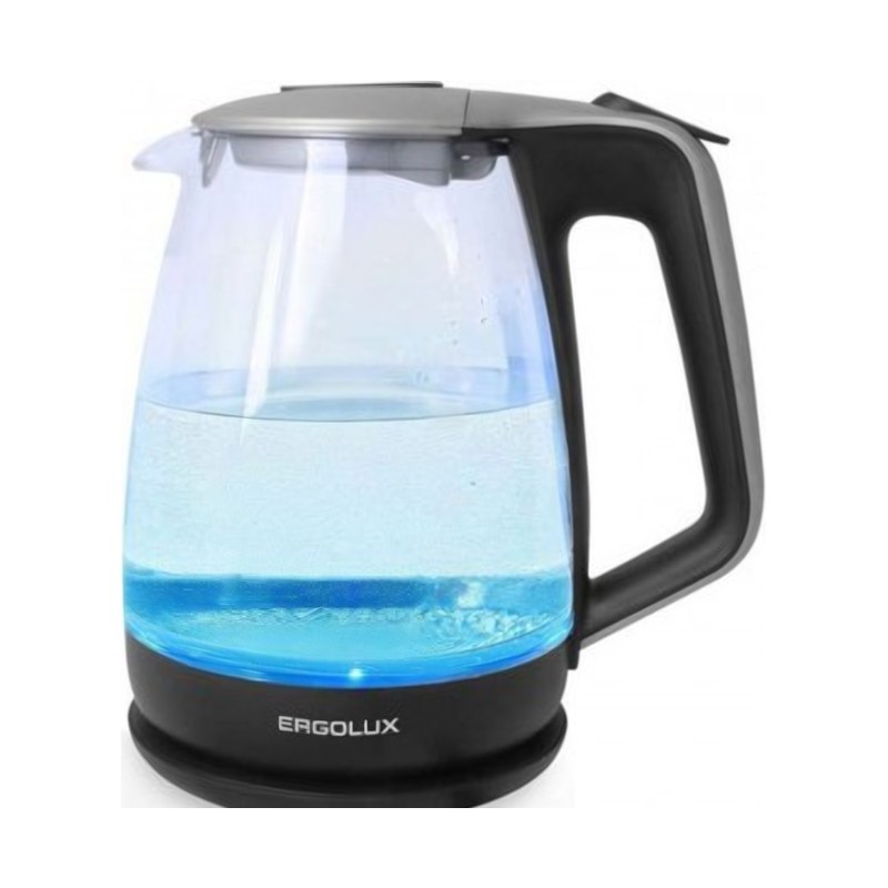 Чайник электрический ERGOLUX EXL-KG03-C02 стеклянный 1,8л 220-240В 1500-2300Вт ч