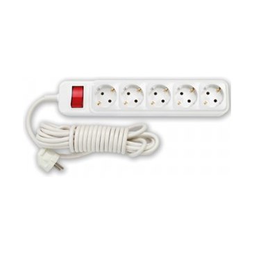 Удлинитель ПВС SmartBuy 3×1мм² 5 розеток 2м 16А