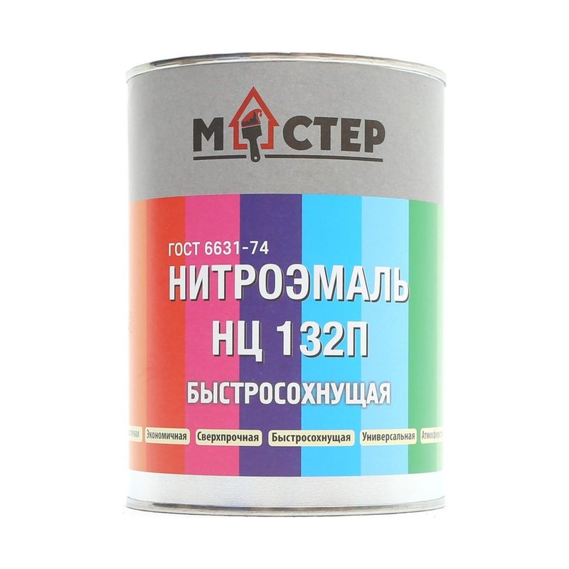 Нитроэмаль Мастер НЦ 132П белая 0,7кг
