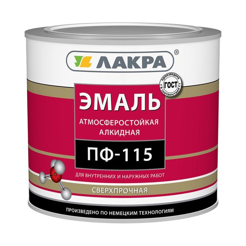 Эмаль ПФ-115 ЛАКРА кофе с молоком (2кг)