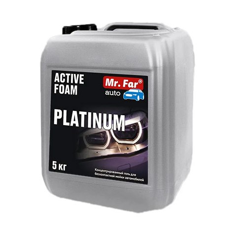 Автошампунь бесконтактный Mr. Far Auto Platinum 5кг расход 40-80г на машину