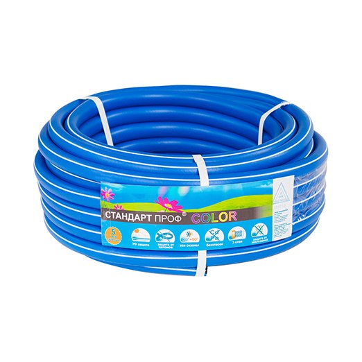Шланг резиновый AquaLine 25м 3/4 синий