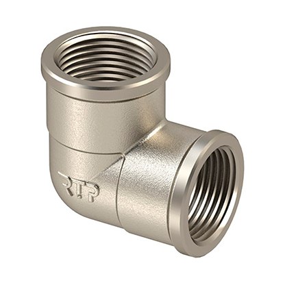 Уголок латунный с креплением 1/2" г/г