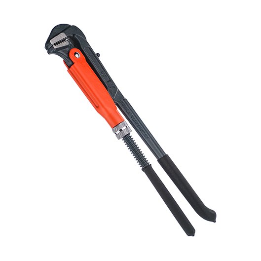Ключ газовый 3/4" прямые губы с обрезиненной рукояткой