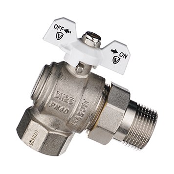 Кран угловой VIEIR хром 1/2"×3/8"