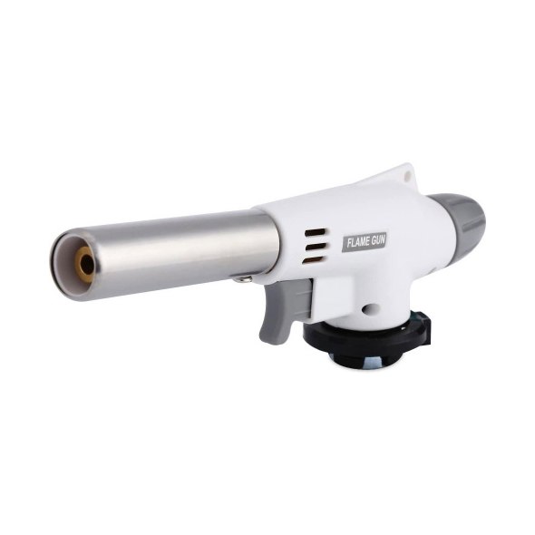 Горелка газовая FLAME GUN 220мл бело-синяя
