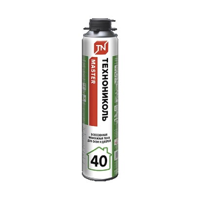 Пена монтажная профессиональная ТЕХНОНИКОЛЬ MASTER 650г 40 всесезон