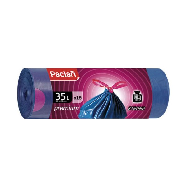 Мешки для мусора Paclan 35л (15шт)