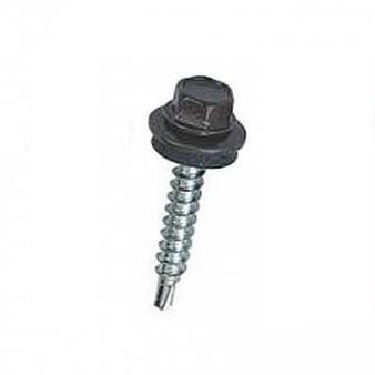 Саморез 4,2*19 п/сф п/ш острый  RАL 9005