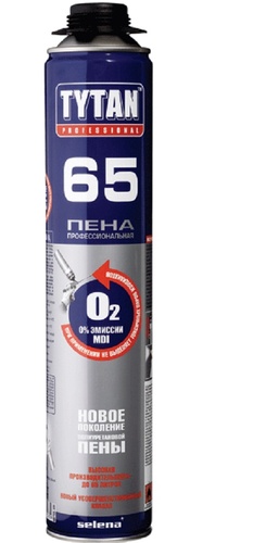 Пена монтажная TYTAN 65 O2 (750мл)