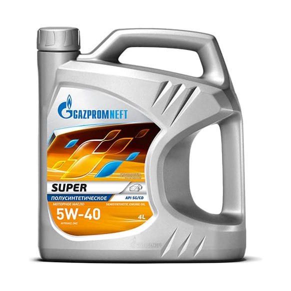 Масло моторное всесезонное Gazpromneft Super 5W-40 4л