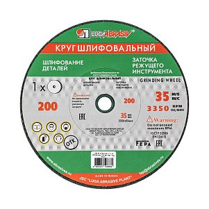 Круг шлифовальный 200х20х16мм 63С F60