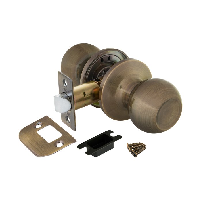 Ручка защелка DK672 AB-PS (6072 AB-P без фик) бронза