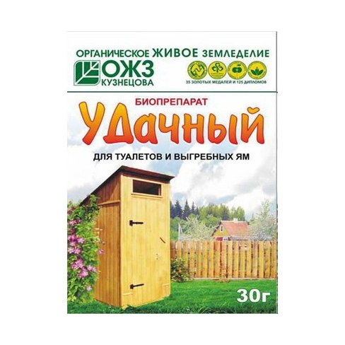 Биопрепарат Удачный для туалетов 30гр