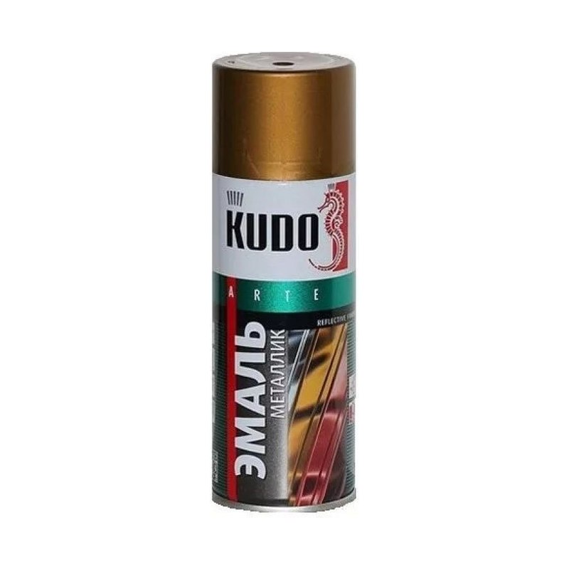 KUDO-1029 Эмаль универсальный металлик бронза 520 мл