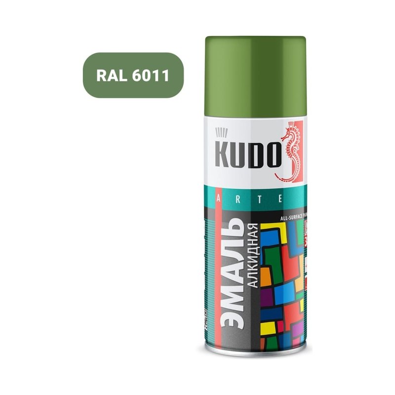 Эмаль универсальная KUDO RAL 6011 фисташковый
