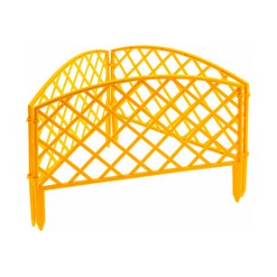 Забор декоративный сетка желтый 24х320Palisad