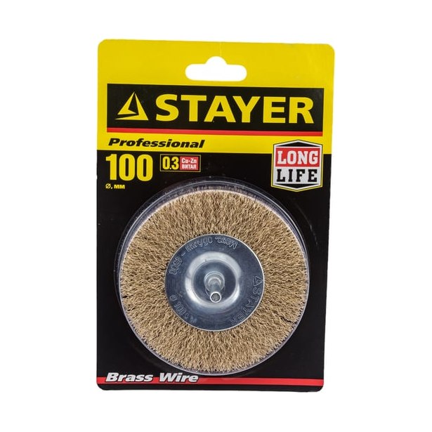 Щетка-крацовка дисковая STAYER 100мм