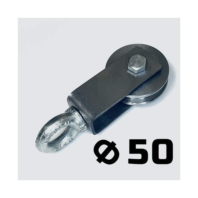 Такелажный блок-ролик 50 мм