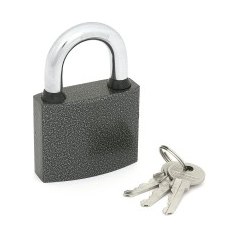 Замок навесной PL-30-63 3key английский
