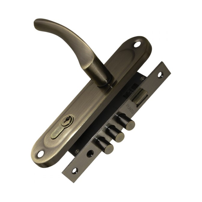Замок цилиндровый LOCKSET15 Crona бронза