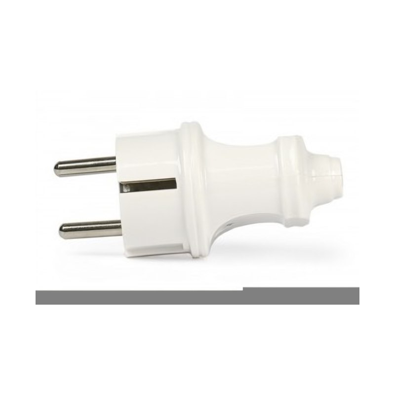 Вилка прямая с заземлением 16А 250В Smartbuy