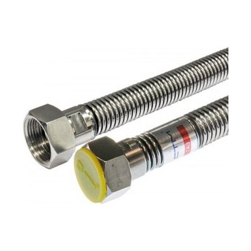 Подводка для газа сильфонная 1/2" вн-вн г/г 60см CGHF1206
