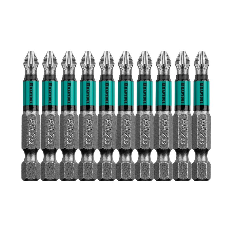 Биты PH2 50мм хвостовик 1/4 E