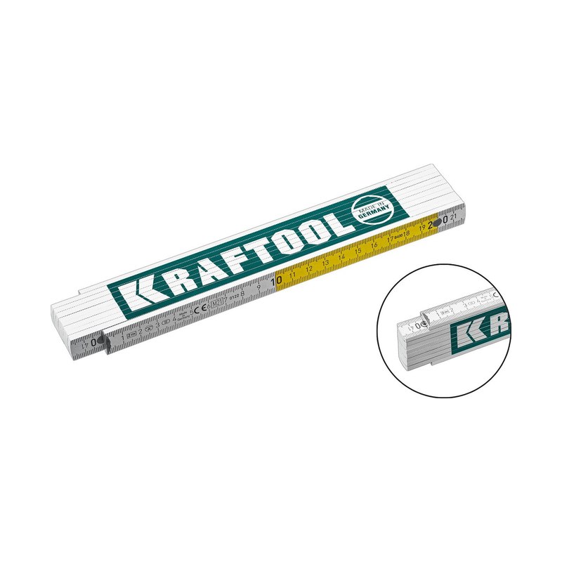 Складной метр деревянный KRAFTOOL 2м