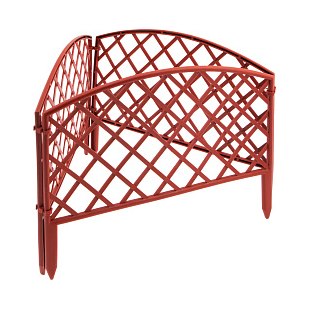 Забор декоративный Сетка,24*320,терракот,Palisad