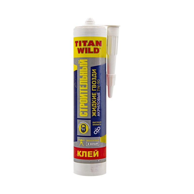 Клей монтажный жидкие гвозди акриловые Titan Wild 375мл
