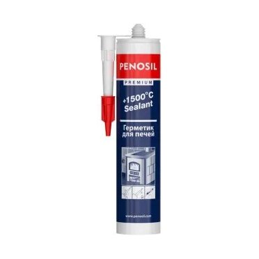 Герметик для каминов и печей Penosil 1500 280мл чёрный
