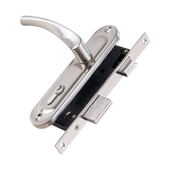 Замок цилиндровый LOCKSET15 CRONA матовый никель