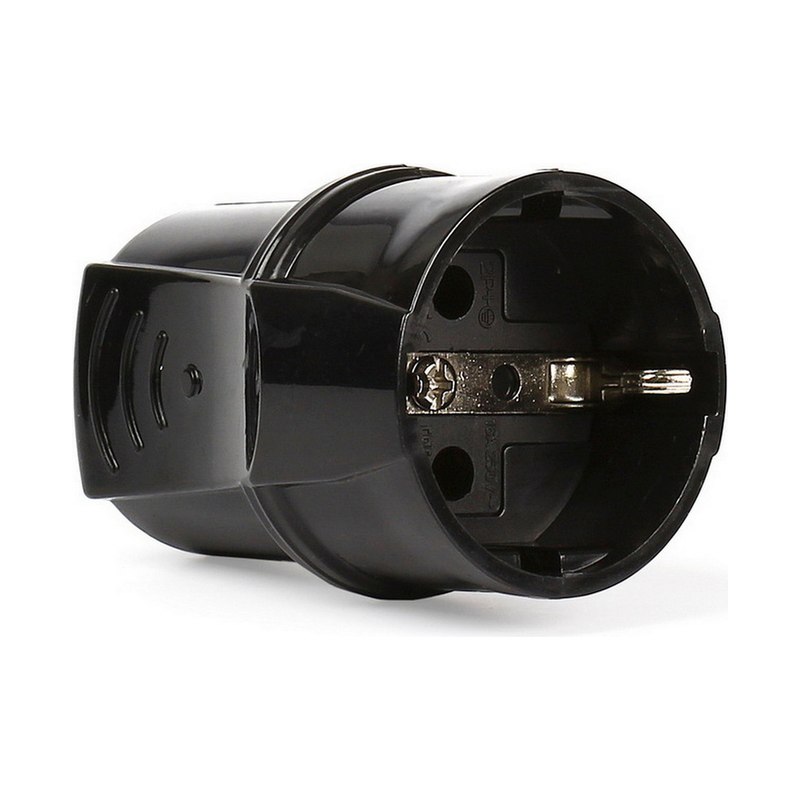 Штепсельное гнездо сзем Smartbuy SBE-16-S01-bz 16A 240В чёрный