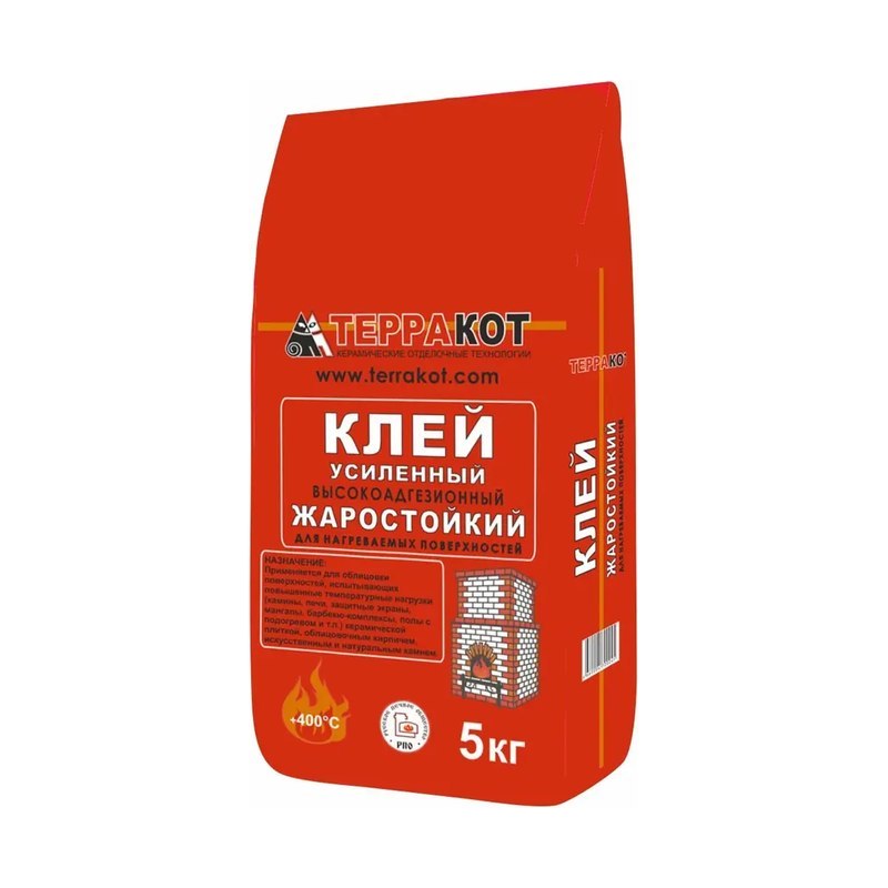 Клей Терракот усиленный жаростойкий (5кг)
