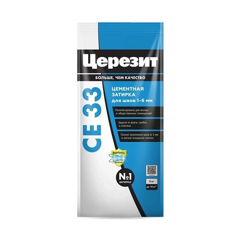 Затирка Ceresit CE33 S антрацит (2кг)