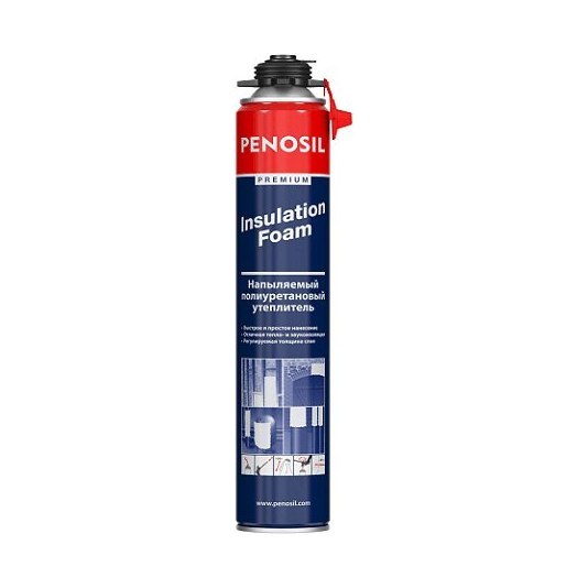 Пена напыляемая полиуретановая PENOSIL Premium 890мл