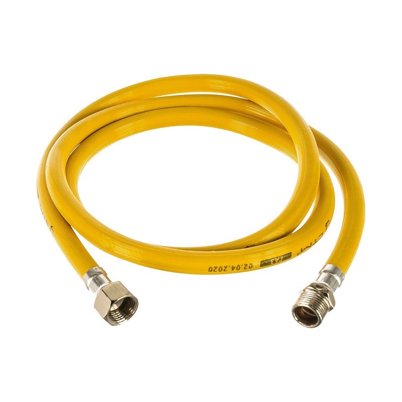 Подводка для газа ПВХ внутренняя-наружная 1/2" (180см)