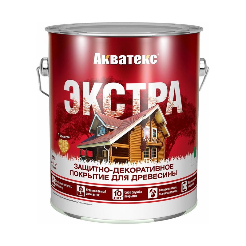 Средство защитно-декоративное Акватекс Тик (2,7л)