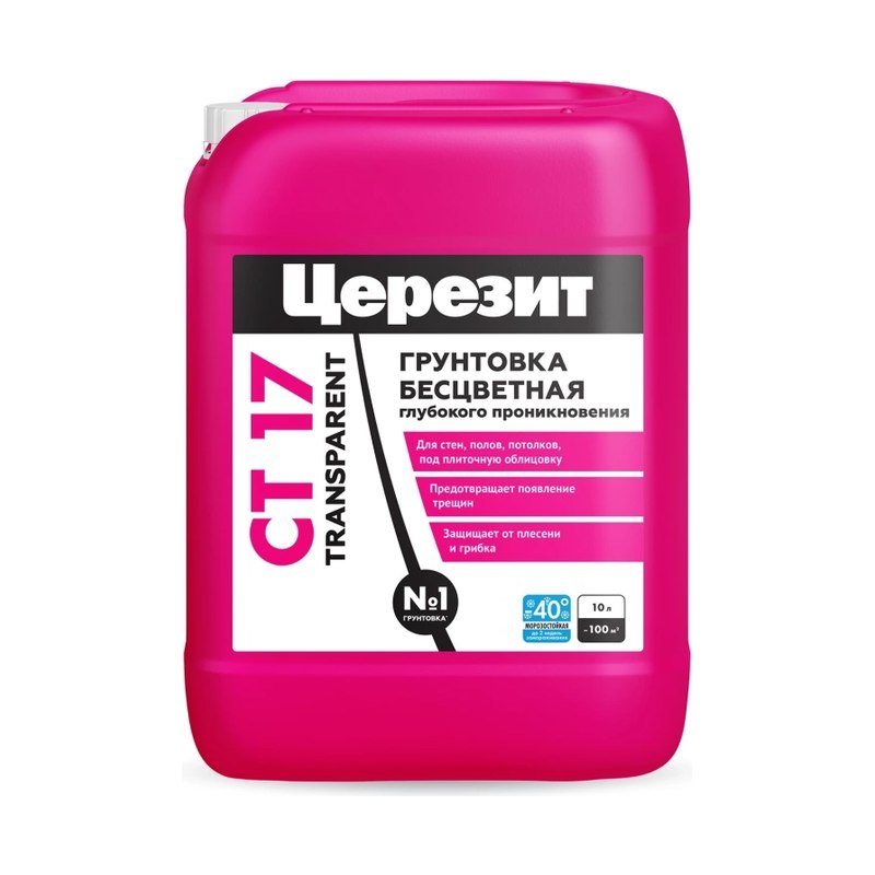 Грунтовка Ceresit CT17 Transparent (10л)