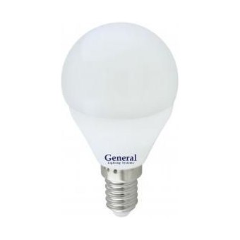 Лампа General шар P45 E14 10Вт 2700К