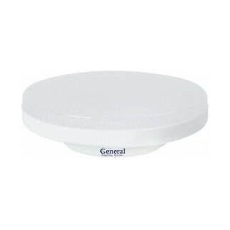 Лампа потолочная GX53 7Вт 4500K 75х22мм рифлёная пластик General 642500