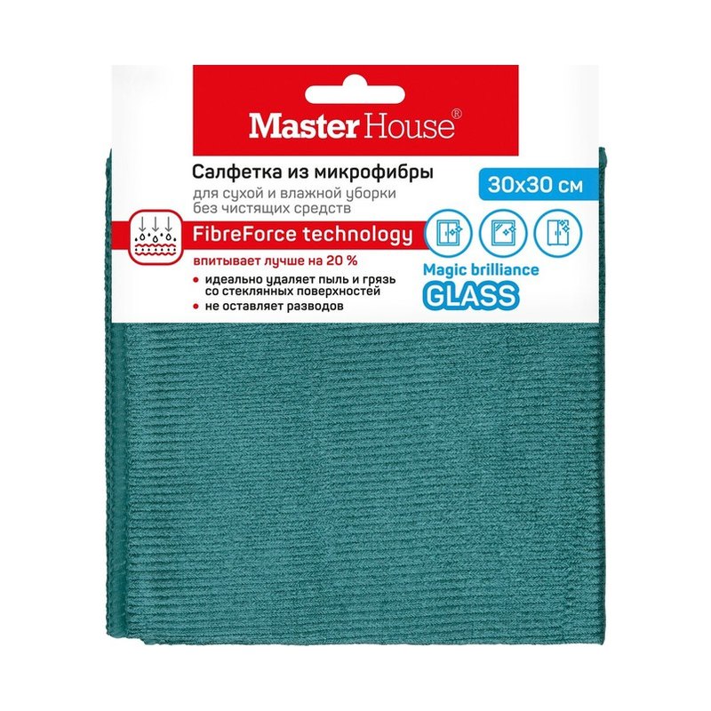 Салфетка для уборки MASTER HOUSE 30×30см