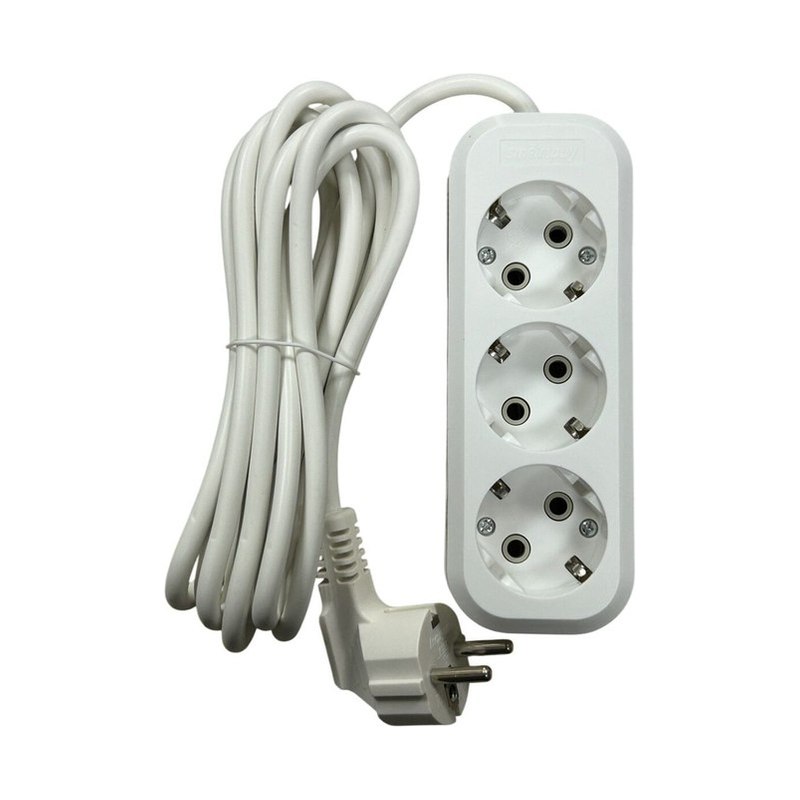 Удлинитель ПВС SmartBuy 3х1 16А 3 розетки 3м
