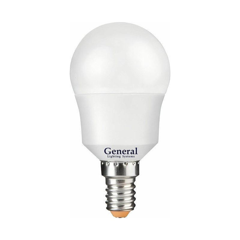 Лампа светодиодная General шар P45 E14 12Вт